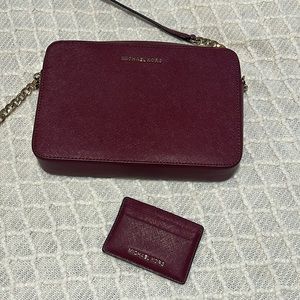 Michael kors crossbody and wallet